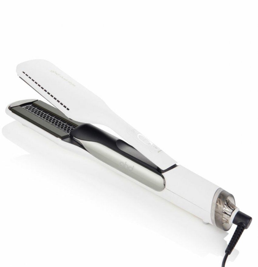 plancha de pelo y secador de aire caliente 2 en 1 ghd duet blanca white styler 5060760618797 beths hair 1200x1240