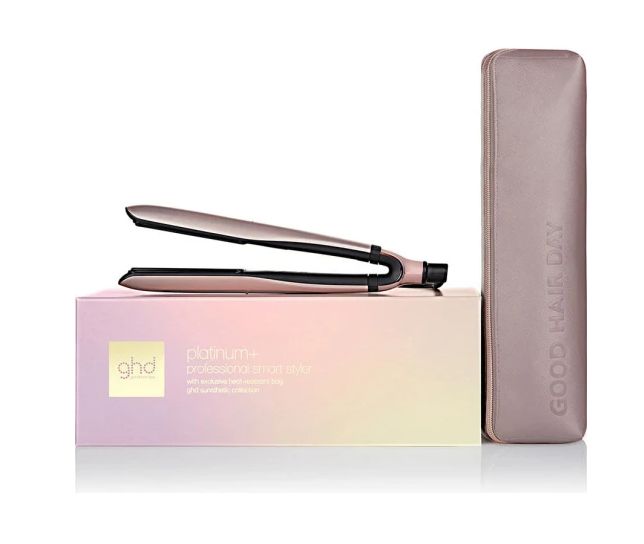 plancha de pelo ghd platinum en calido color topo