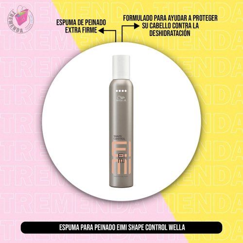 0010346 espuma wella eimi shape control para peinado 400ml